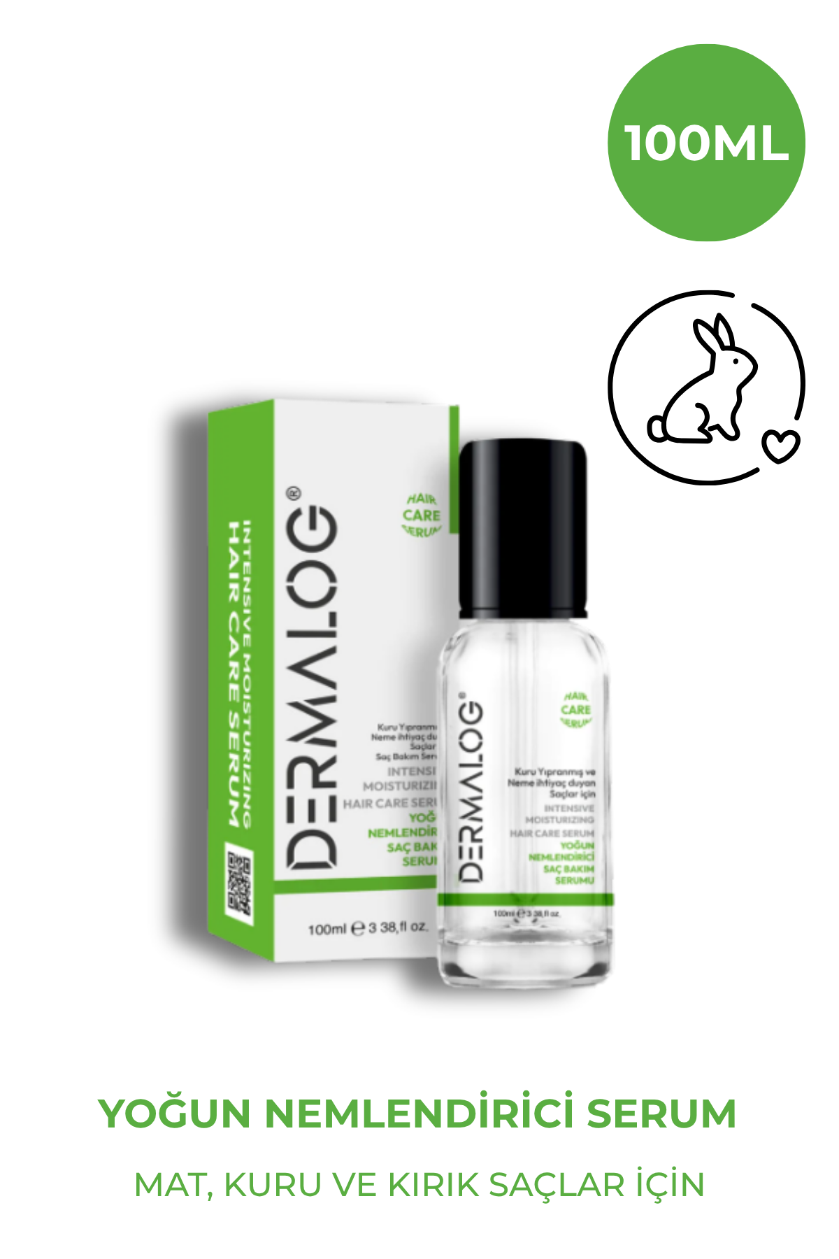 DERMALOG Kuru Ve Yıpranmış Saçlar Için Yoğun Nemlendirici Saç Serumu 100 ml (MULTİ FORMÜL)